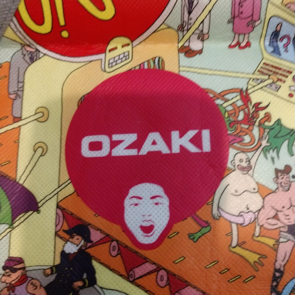 OZAKI flat tote NEW from CES LV 2015 limited print - Picture 3 of 15